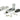 From The Anvil's Satin Chrome Beehive Quadrant Fastener - Narrow; #finish_satin-chrome