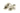 From The Anvil's Polished Nickel Mushroom Quadrant Fastener - Narrow; #finish_polished-nickel