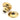 From The Anvil's Aged Brass Hammered Mushroom Mortice/Rim Knob Set; #finish_aged-brass
