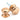 From The Anvil's Polished Bronze Hammered Mushroom Mortice/Rim Knob Set; #finish_polished-bronze