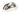 From The Anvil's Polished Nickel Hammered Regency Concealed Drawer Pull; #finish_polished-nickel