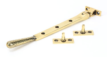 From The Anvil's Aged Brass Hammered Newbury Stay; #finish_aged-brass