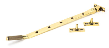 From The Anvil's Aged Brass Brompton Stay; #finish_aged-brass