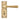 From The Anvil's Aged Brass Hammered Newbury Lever Bathroom Door Handles; #finish_aged-brass