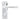 From The Anvil's Polished Chrome Hammered Newbury Lever Lock Door Handles; #finish_polished-chrome