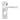 From The Anvil's Polished Chrome Hammered Newbury Lever Euro Lock Door Handles; #finish_polished-chrome