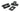 From The Anvil's Black Monkeytail Universal Bolt; #finish_black