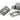 From The Anvil's Pewter Patina Monkeytail Universal Bolt; #finish_pewter-patina