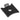 From The Anvil's Black Single Stud for Raised Bookcase Strip; #finish_black