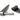 From The Anvil's Pewter Patina Band & Spike Hinge (pair); #finish_pewter-patina