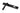 From The Anvil's Matt Black Hammered Newbury Slimline Espag. Lock Set; #finish_matt-black