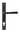 From The Anvil's Matt Black Hammered Newbury Slimline Espag. Lock Set; #finish_matt-black