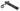 From The Anvil's Black Monkeytail Slimline Lever Espag. Latch Set; #finish_black