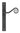 From The Anvil's External Beeswax Monkeytail Slimline Lever Espag. Latch Set; #finish_external-beeswax