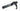 From The Anvil's Black Cottage Slimline Lever Espag. Latch Set; #finish_black