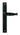 From The Anvil's Black Cottage Slimline Lever Espag. Latch Set; #finish_black