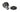 From The Anvil's Pewter Patina Heavy Beehive Mortice/Rim Knob Set; #finish_pewter-patina
