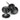 From The Anvil's Pewter Patina Heavy Beehive Mortice/Rim Knob Set; #finish_pewter-patina