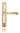 From The Anvil's Polished Brass Hinton Slimline Lever Espag. Lock Set; #finish_polished-brass