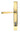 From The Anvil's Polished Brass Avon Slimline Lever Espag. Lock Set; #finish_polished-brass