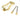From The Anvil's Polished Brass Art Deco Door Knocker; #finish_polished-brass
