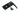 From The Anvil's Black Oak Lever Bathroom Door Handles; #finish_black