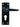 From The Anvil's Black Oak Lever Euro Lock Door Handles; #finish_black