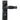 From The Anvil's Black Classic Lever Bathroom Door Handles; #finish_black