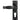 From The Anvil's Black Classic Lever Euro Lock Door Handles; #finish_black