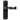 From The Anvil's Black Classic Lever Latch Door Handles; #finish_black