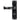From The Anvil's Black Classic Lever Bathroom Door Handles; #finish_black