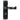 From The Anvil's Black Classic Lever Bathroom Door Handles; #finish_black
