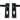 From The Anvil's Black Deluxe Lever Euro Lock Door Handles; #finish_black