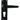 From The Anvil's Black Deluxe Lever Euro Lock Door Handles; #finish_black