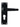 From The Anvil's Black Deluxe Lever Euro Lock Door Handles; #finish_black