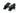 From The Anvil's Black Prestbury Quadrant Fastener - Narrow; #finish_black