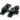 From The Anvil's Black Beehive Quadrant Fastener - Narrow; #finish_black