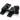 From The Anvil's Black Mushroom Quadrant Fastener - Narrow; #finish_black