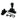 From The Anvil's Black Prestbury Brighton Fastener; #finish_black
