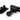 From The Anvil's Black Beehive Brighton Fastener; #finish_black