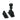 From The Anvil's Black Beehive Brighton Fastener; #finish_black