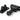 From The Anvil's Black Mushroom Brighton Fastener; #finish_black