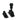 From The Anvil's Black Mushroom Brighton Fastener; #finish_black