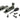 From The Anvil's Pewter Patina Brompton Quadrant Fastener - Narrow; #finish_pewter-patina