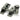 From The Anvil's Pewter Patina Brompton Quadrant Fastener - Narrow; #finish_pewter-patina