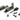 From The Anvil's Pewter Patina Mushroom Quadrant Fastener - Narrow; #finish_pewter-patina
