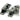 From The Anvil's Pewter Patina Mushroom Quadrant Fastener - Narrow; #finish_pewter-patina