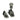 From The Anvil's Pewter Patina Mushroom Brighton Fastener; #finish_pewter-patina