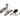 Polished Marine SS (316) Brompton Quadrant Fastener - Narrow; #finish_polished-marine-ss-(316)