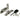 Polished Marine SS (316) Mushroom Quadrant Fastener - Narrow; #finish_polished-marine-ss-(316)